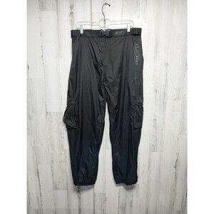 Lala Anthony Women's 1X Black Mesh Lined Jogger
